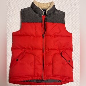 Gap Block Sherpa puffer vest